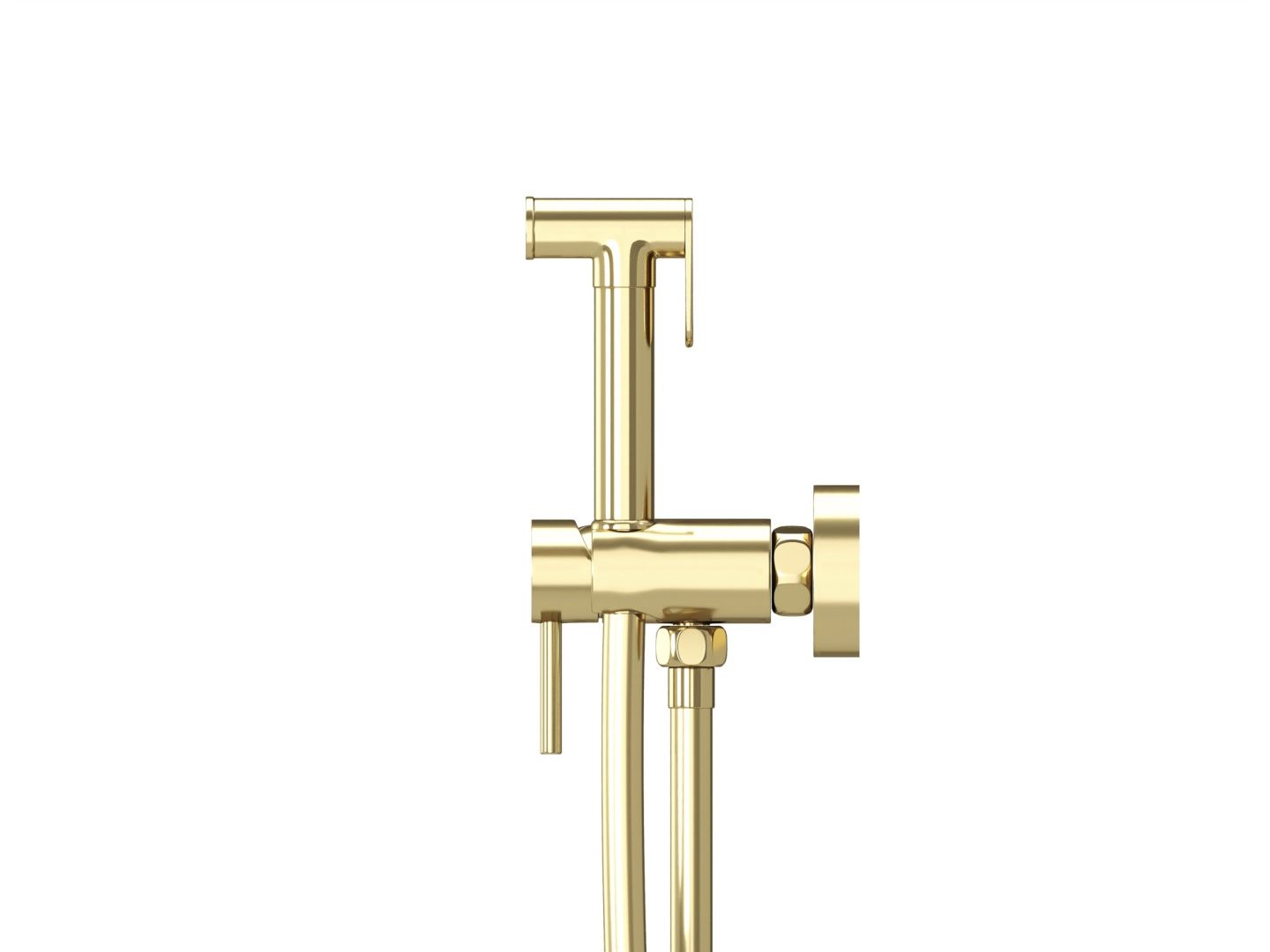 Приобрести hayzburg смеситель с гигиеническим душем, золото hb-2006go