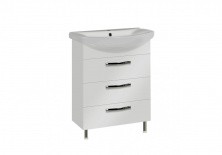 Тумба напольная с раковиной Акватон Ария 50Н см 1A140201AA010, 1WH207781, белый