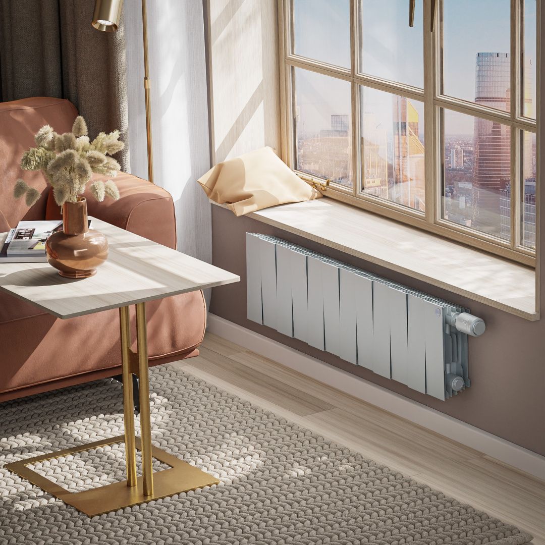 Приобрести royal thermo радиатор биметаллический pianoforte 200 /silver satin ( серебристый ) vdr - 12 секц.