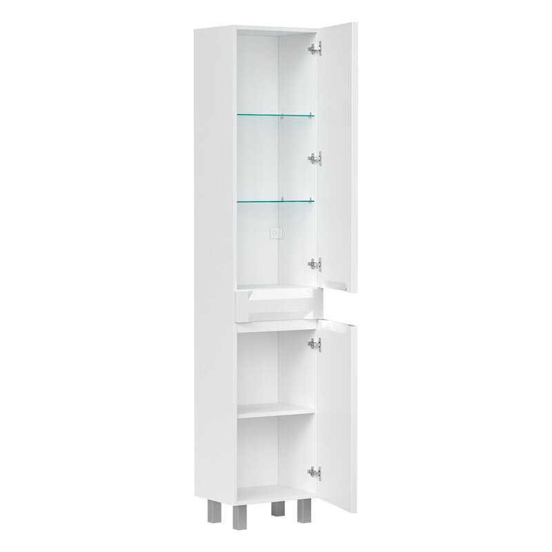 Приобрести equil пенал напольный corner 40 см, белый pncrnr40-06