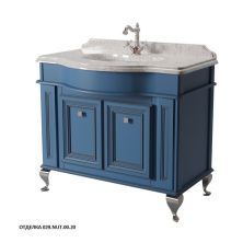 Caprigo Тумба с раковиной FRESCO 100 см, голубая, эмаль