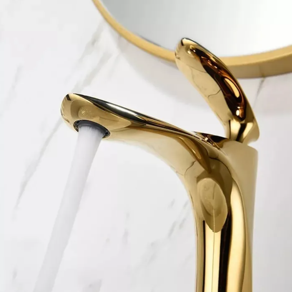 Приобрести grocenberg смеситель для раковины, высокий, золото gb3001go