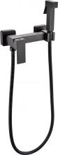 Grocenberg Смеситель с гигиеническим душем, черный матовый GB101NBL
