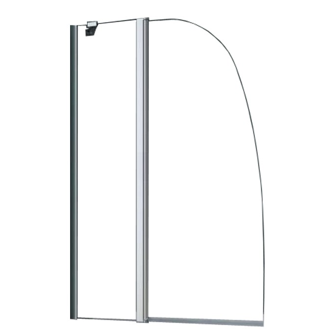 Приобрести шторка для ванны azario boston 100x140 см, прозрачное стекло az-142