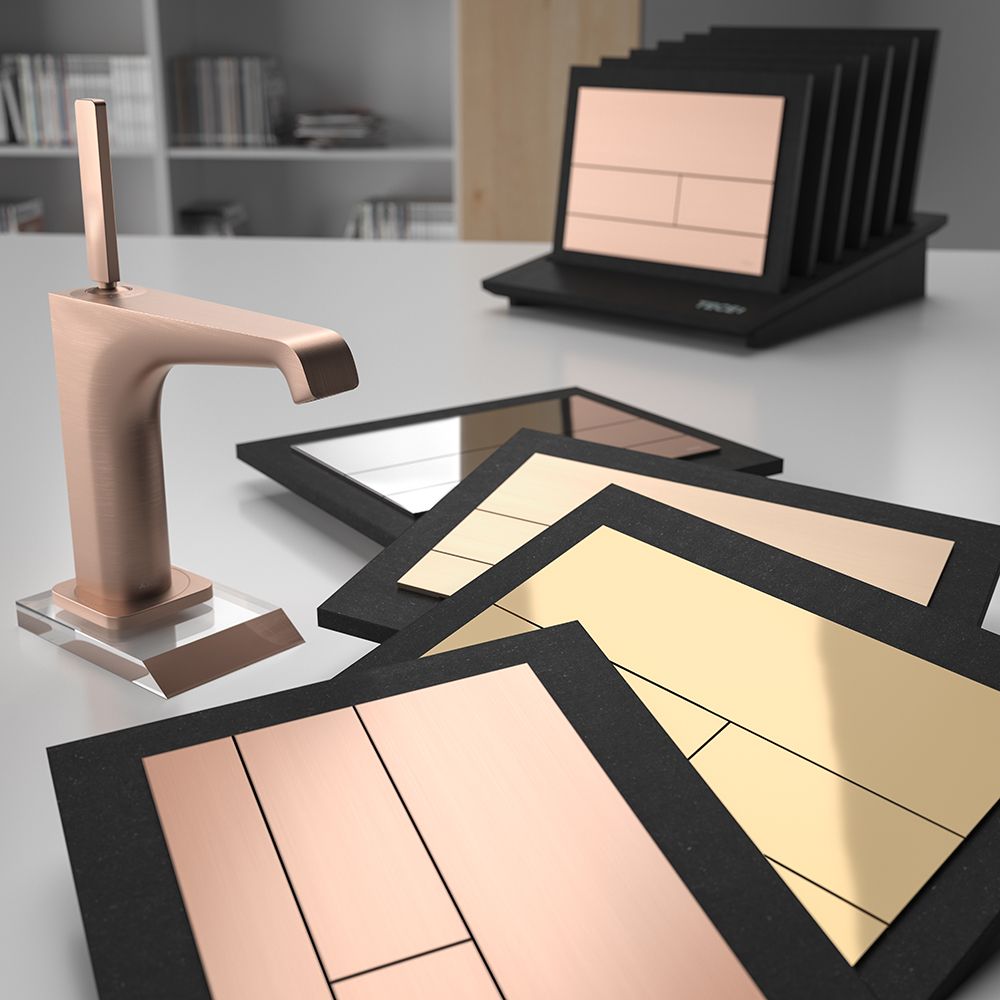 Приобрести tece кнопка смыва square ii pvd для инсталляции, красное глянцевое золото 9240841