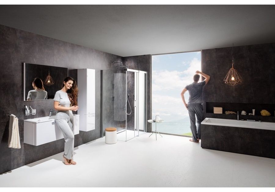 Приобрести ограждение душевое ravak matrix msdps 110х80 см 0wpd4100z1 r белый/прозрачное