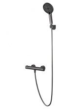 Смеситель для душа с термостатом WONZON & WOGHAND INN 3, Темный графит (WW-B2065-A-BGG)