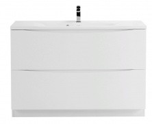 Тумба подвесная с раковиной BelBagno MARINO-900-2C-PIA-BL-P 90 см, белый
