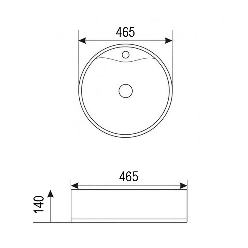 Приобрести azario раковина накладная 46,5х46,5 см, белая az4104