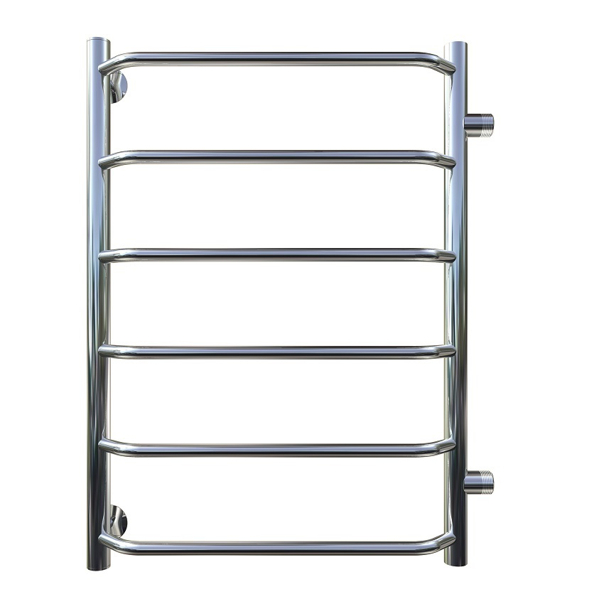 Приобрести тругор водяной полотенцесушитель браво п6 500х800 мм пм1 с боковым подводом, хром 00-00017122