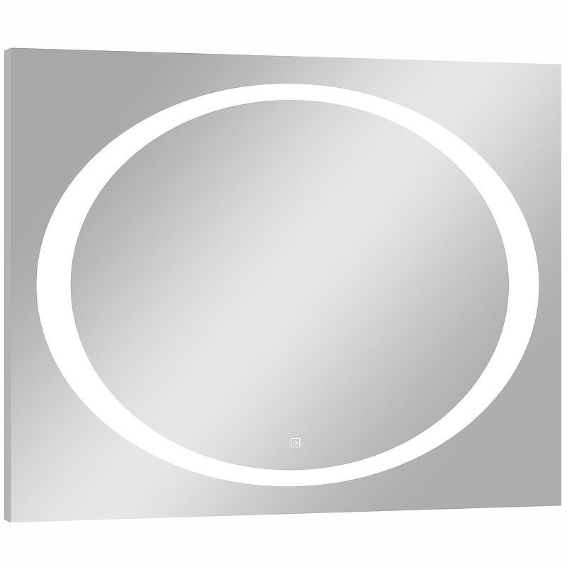 Приобрести continent зеркало с подсветкой galaxy 100х80 см, сенсорный включатель, белое