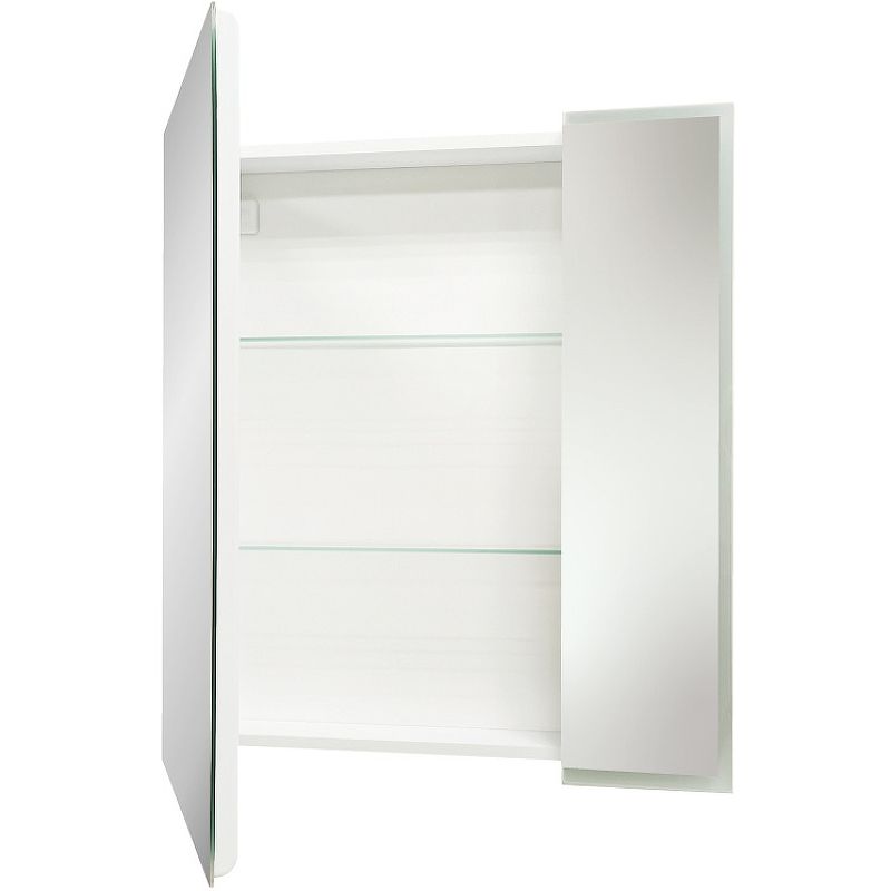 Приобрести continent зеркало шкаф с подсветкой reflex 70х80 см, бесконтактный включатель, белое