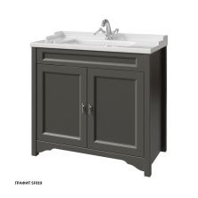 Caprigo Тумба с раковиной PRESTON 90 см, графит