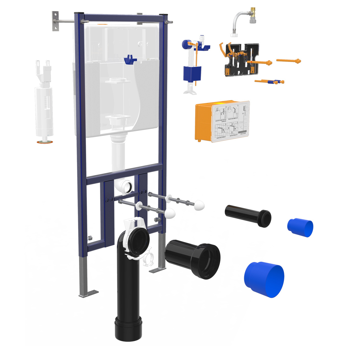 Приобрести loranto инсталляция с кнопкой line хром глянец + унитаз ante с сиденьем микролифт (4501+7322+cs-2216hm)