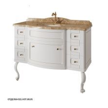 Caprigo Тумба с раковиной IMPERIO 120 см, голубая, эмаль