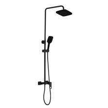 HAIBA Душевая система, прямоугольная d-275мм, черный HB24615-7