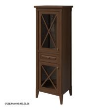 Caprigo Пенал NAPOLI PROMO 56 см, левый, темное дерево