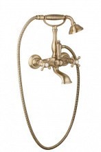 CEZARES Смеситель для ванны и душа GOLF, бронза GOLF-VD-02-M