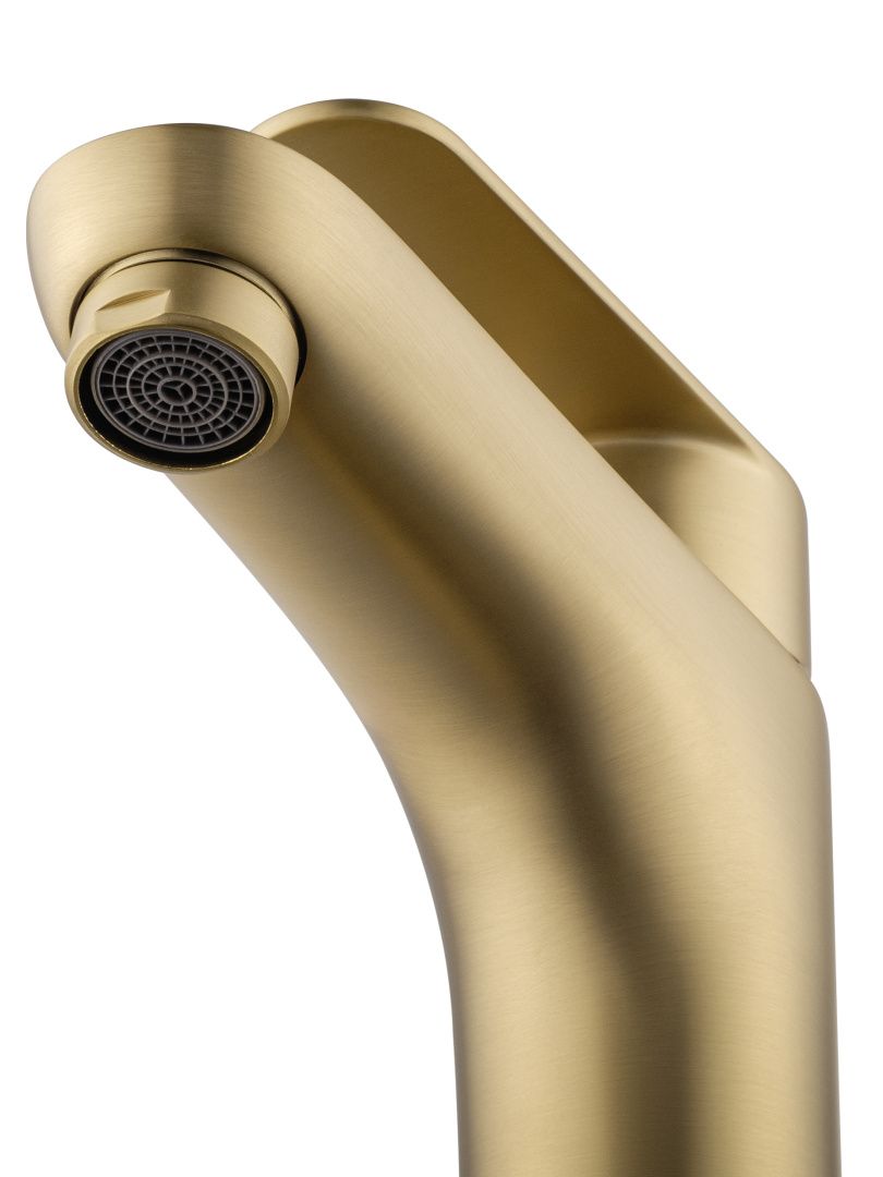 Приобрести смеситель для раковины wonzon & woghand alfa, брашированное золото (ww-a40202-bg)