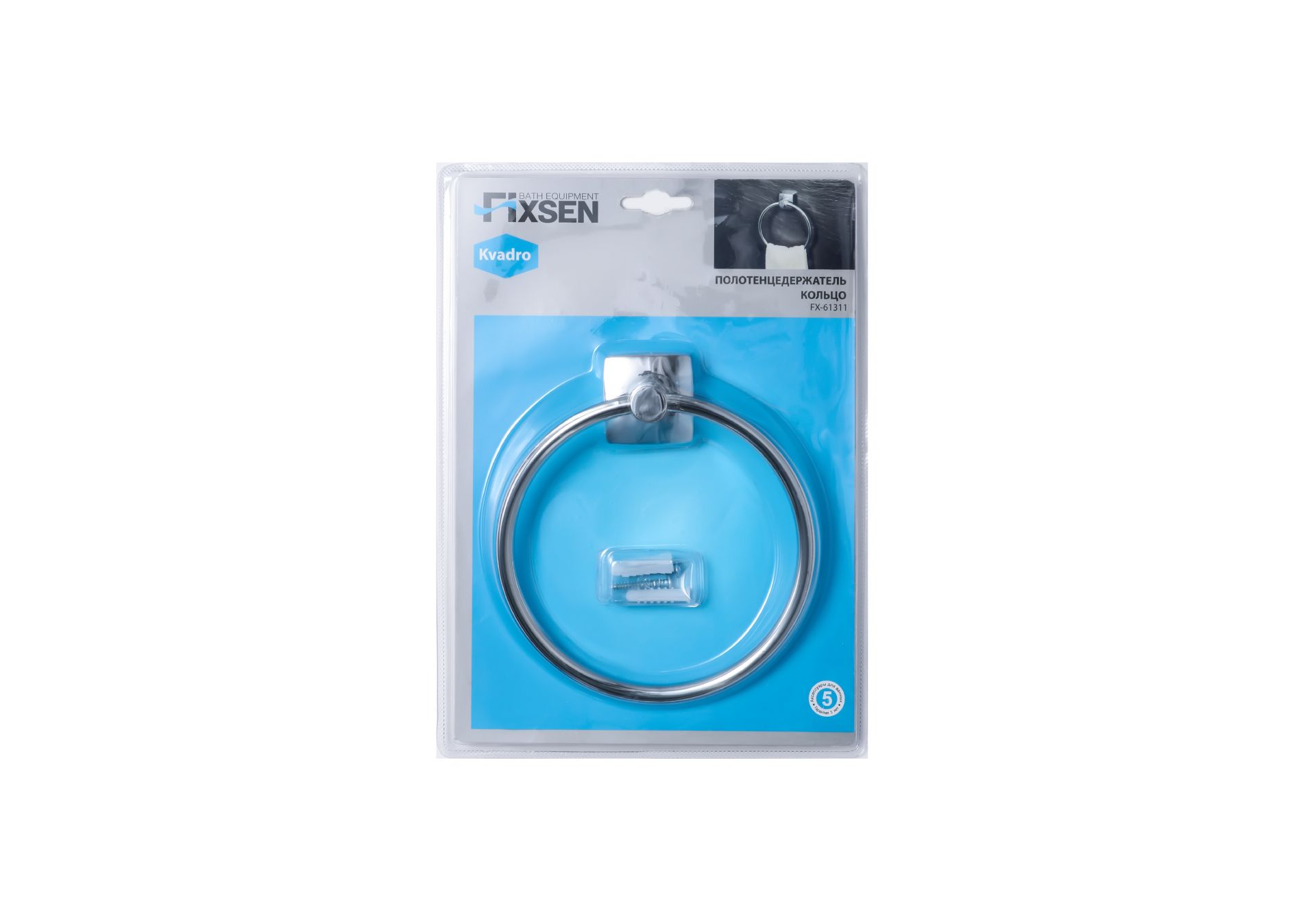 Приобрести fx-61311 kvadro полотенцедержатель кольцо