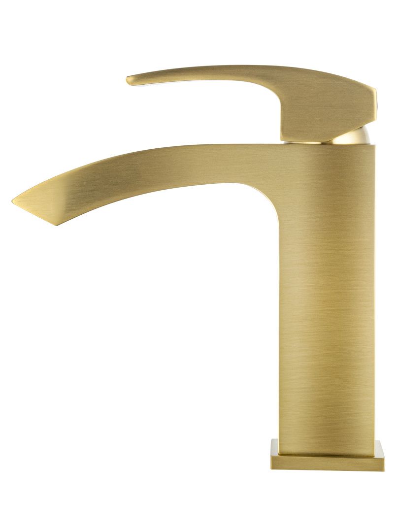 Приобрести смеситель для раковины wonzon & woghand fit, брашированное золото (ww-88139009-bg)