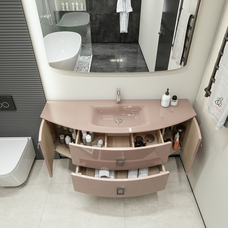 Приобрести caprigo тумба с раковиной подвесная legato 140 см, капучино 3016b-dm501-6t