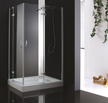 Cezares Душевое ограждение BERGAMO 120х100 см, хром BERGAMO-W-AH-2-120/100-C-Cr-R