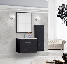 Cezares Тумба подвесная с раковиной TIFFANY 60 см Nero Grafite, темный графит 54946