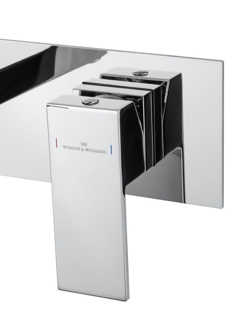 Приобрести смеситель для раковины встраиваемый wonzon & woghand cube, хром (ww-88869016-cr)