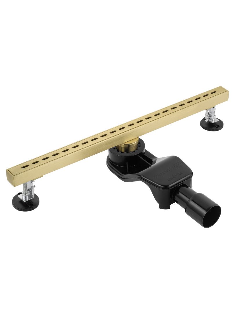 Приобрести душевой трап 60 см wonzon & woghand, брашированное золото (ww-65406m-bg)