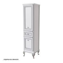 Caprigo Пенал FRESCO 42 см, левый, белый, эмаль