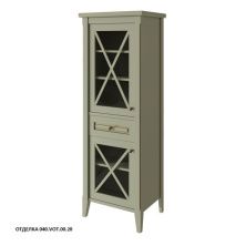 Caprigo Пенал NAPOLI 55 см, левый, зеленый, эмаль