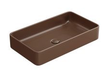 Hayzburg Накладная раковина чаша 61х35 см, кофеин матовый HB-0038MDB