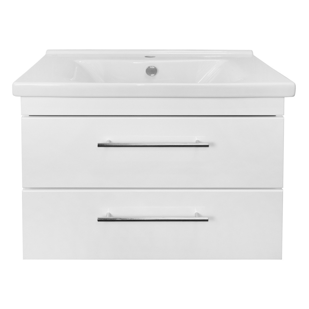 Приобрести loranto тумба подвесная с раковиной karina 70/2 70х45 см, белая (cs00086521)