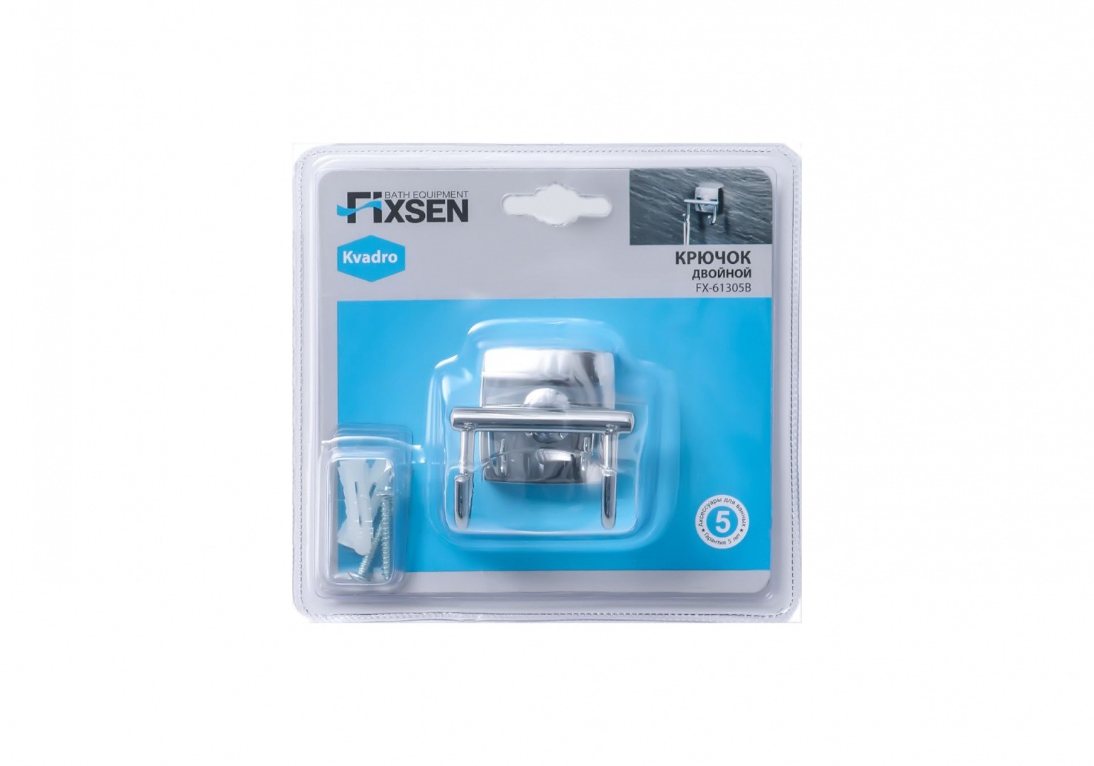 Приобрести fx-61305b kvadro крючок двойной
