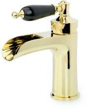 Boheme Смеситель для раковины Vogue, золото\черный 211-BLC