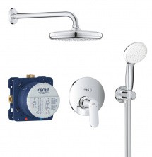 Душевая система Grohe  Eurosmart Cosmopolitan с верхним душем Tempesta 210, хром 25219001