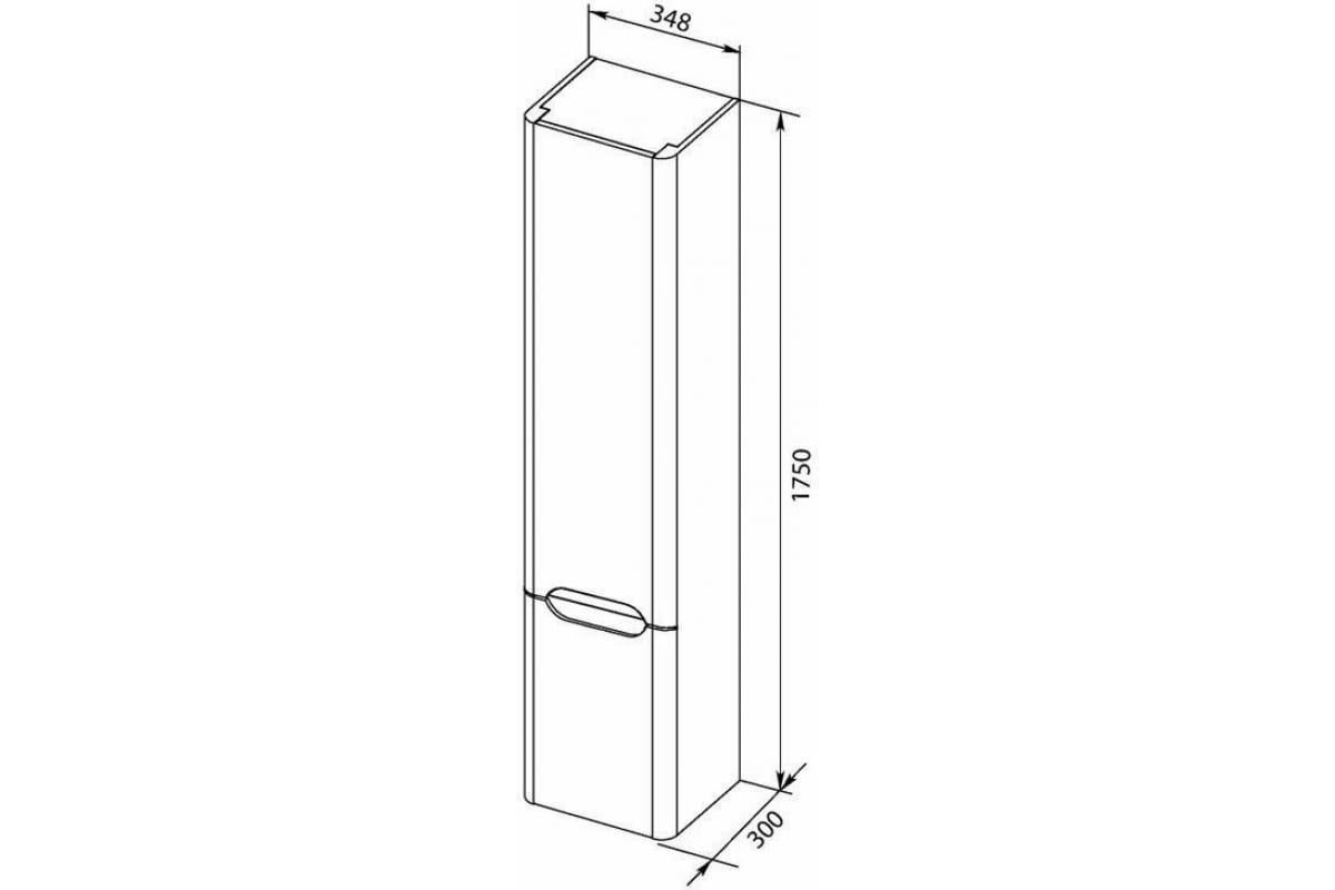 Приобрести aquanet пенал софия 35 см, белый