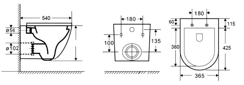 Приобрести azario унитаз подвесной navio безободковый, с тонкой крышкой микролифт az-0074