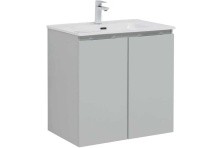 Aquanet Тумба с раковиной Алвита new 70 см, 2 дверцы, серый