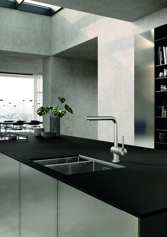 Приобрести kludi l steel однорычажный смеситель для кухни, арт. 45803f877