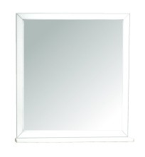 Loranto Зеркало Пандора 80 см, белое серебро, массив Бук 561738.02.011