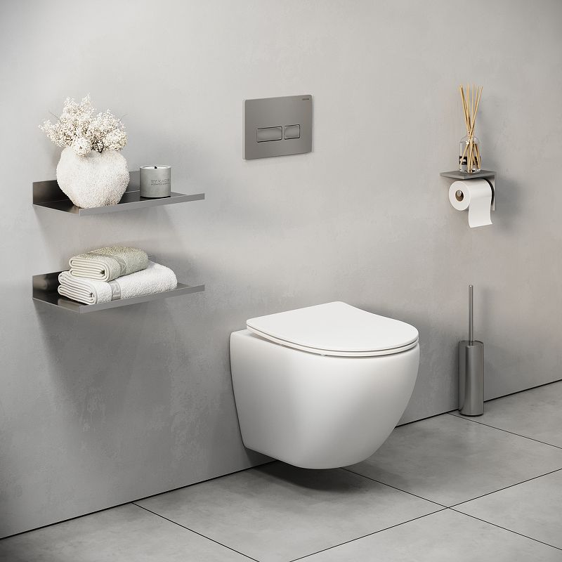 Приобрести grossman клавиша смыва pragma, матовый хром 700.k31.03.110.110