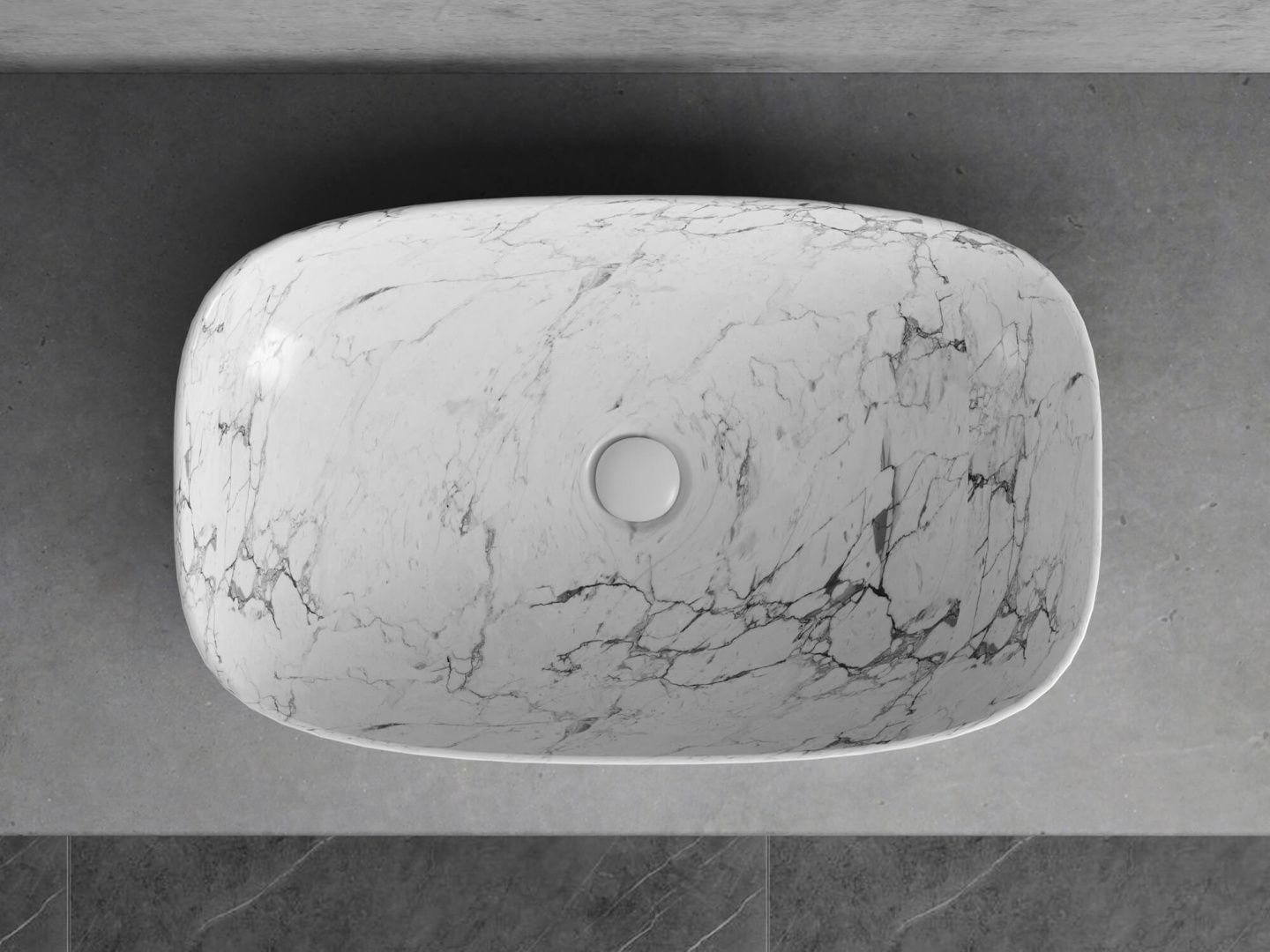 Приобрести hayzburg накладная раковина чаша 60х38 см, мрамор, матовая hb-0029-14