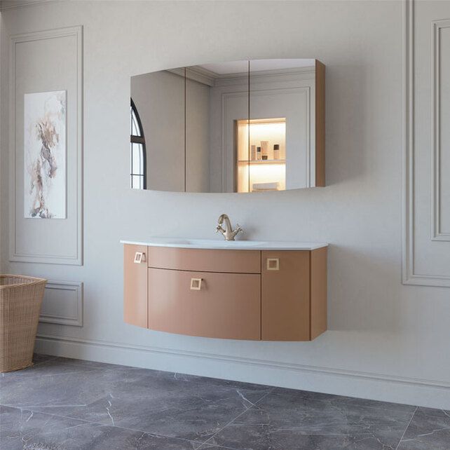 Приобрести caprigo тумба с раковиной legato 120 см, мокко