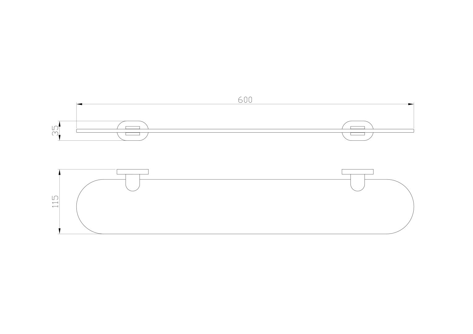 Приобрести стеклянная полка для ванной wonzon & woghand first, глянцевое золото (ww-8427-lg)