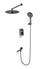 Душевая система встраиваемая WONZON & WOGHAND FRAME, Темный графит (WW-88939010-BGM)