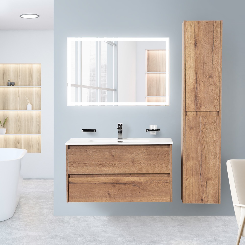 Приобрести belbagno зеркало 90х60 см spc-grt-900-600-led-btn