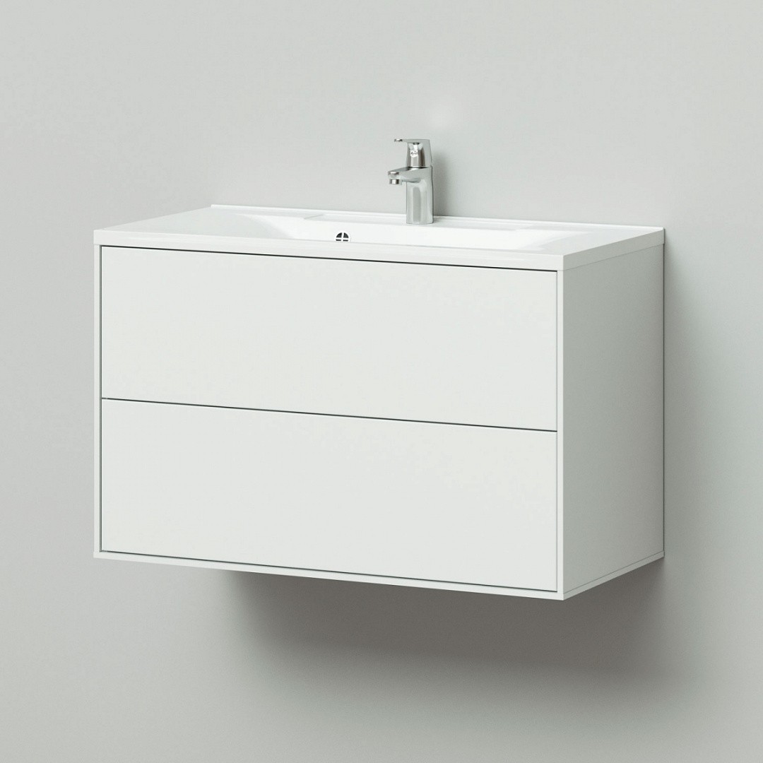 Приобрести тумба подвесная итана mia 90, с раковиной milen 90