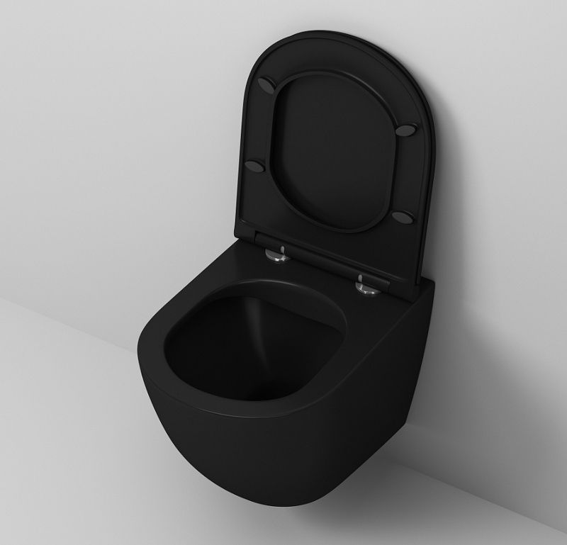 Приобрести grossman унитаз подвесной tornado с крышкой дюропласт, микролифт, черный матовый gr-4455bmsq